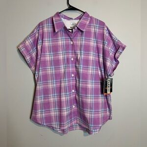 Ridgecut Women’s Short Sleeve Button Up Size XL